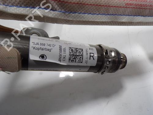 Right curtain airbag SKODA RAPID (NH3, NK3, NK6) 1.6 TDI | BP12124183C12 