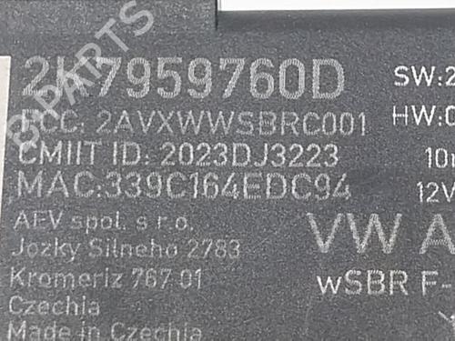Electronic module VW CADDY V Box Body/MPV (SBA, SBH) 2.0 TDi | BP28212059M83 
