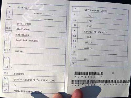 Left rear window switch CITROËN C4 I (LC_) 1.6 HDi | BP3845954I29  - Image 8