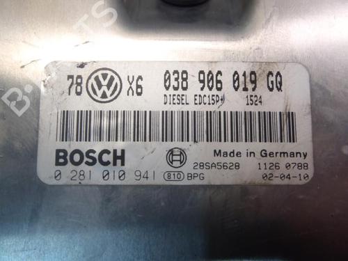 Engine control unit (ECU) VW PASSAT B5.5 (3B3) 1.9 TDI | BP3806275M57 - Image 4