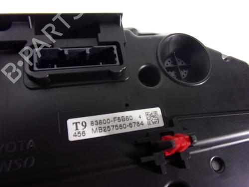 Instrument cluster TOYOTA YARIS CROSS (MXP_)  | BP11037321C47 
