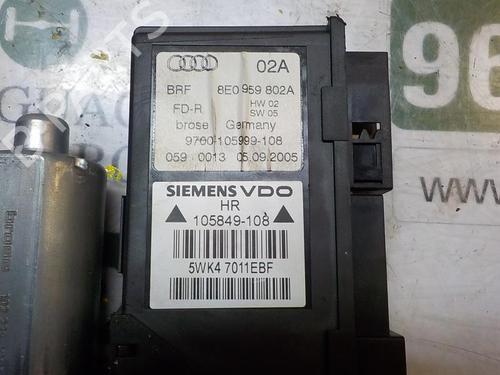 Right rear window motor AUDI A4 B7 (8EC) 1.9 TDI | BP3857191E22 