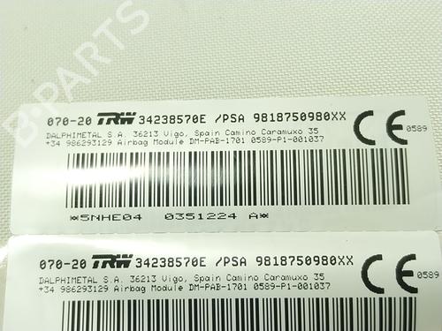 Passenger airbag OPEL COMBO E Tour / Life (K9) 1.5 | BP29270622C10 