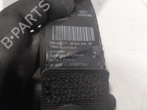 Rear left seatbelt PEUGEOT 3008 I MPV (0U_) 1.6 HDi | BP16958182I29 