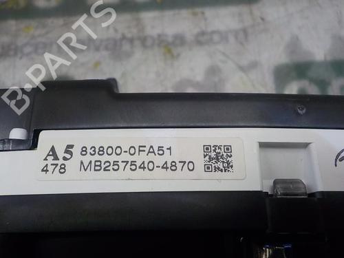 Instrument cluster TOYOTA VERSO (_R2_) 1.6 (ZGR20_, ZGR20R) | BP3863723C47 