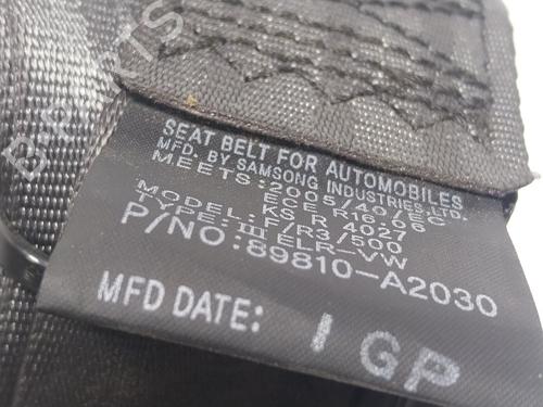 Rear left seatbelt KIA CEE'D (JD) 1.6 CRDi 110 | BP17029360I29 