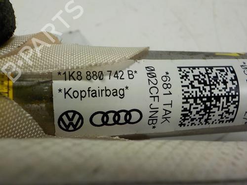 Right curtain airbag VW SCIROCCO III (137, 138)  | BP13913059C12 