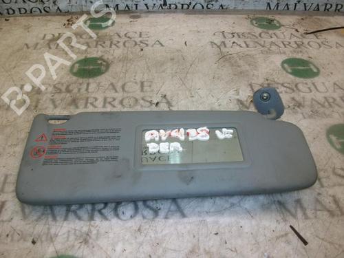 Used Right sun visor Right sun visor RENAULT CLIO II (BB_, CB_) 1.5 dCi (B/CB07) (65 hp) 3768010 3768010