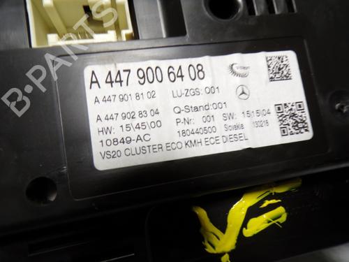 Instrument cluster MERCEDES-BENZ VITO Van (W447) 114 CDI (447.601, 447.603, 447.605) | BP12429720C47 