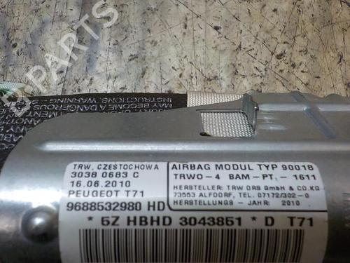 Left curtain airbag PEUGEOT 308 I (4A_, 4C_) 1.6 HDi | BP3855140C11 