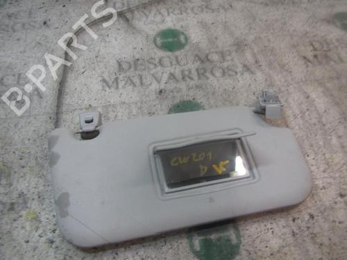 Used Right sun visor FORD FIESTA VI (CB1, CCN) 1.4 TDCi (70 hp) 3836118