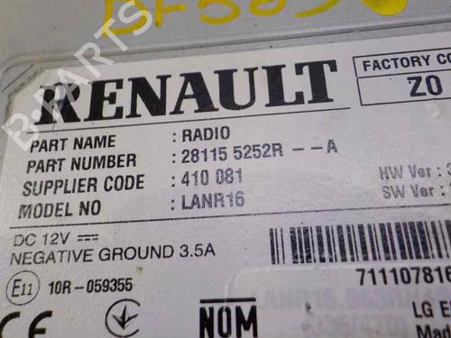 Radio RENAULT MEGANE IV Grandtour (K9A/M/N_)  | BP6681452E6 
