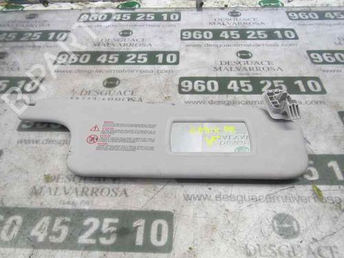 Left sun visor RENAULT MEGANE II (BM0/1_, CM0/1_) 1.4 16V (BM0B, CM0B) (98 hp)null