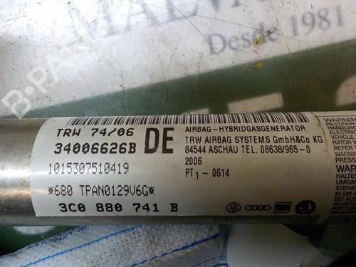 Left curtain airbag VW PASSAT B6 Variant (3C5) 1.9 TDI | BP3999940C11 
