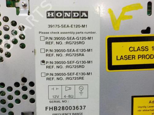 Radio HONDA ACCORD VII (CL, CN) 2.2 i-CTDi (CN1) | BP3851449E6 