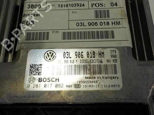 Engine control unit (ECU) SEAT ALHAMBRA (710, 711) 2.0 TDI | BP12110356M57 