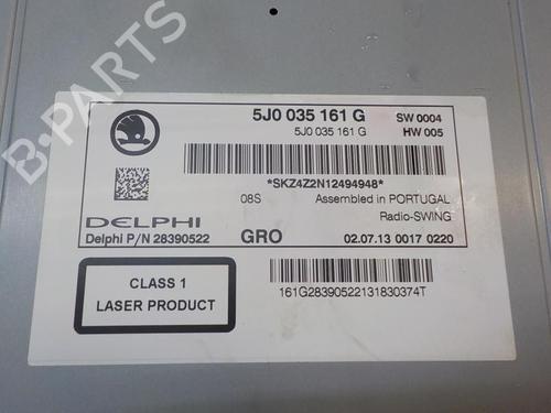 Radio SKODA FABIA II (542) 1.2 | BP3854082E6 