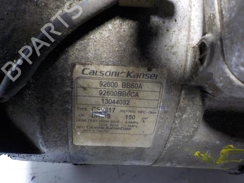 AC compressor NISSAN QASHQAI I (J10, NJ10) 1.6 dCi | BP7530412M34
