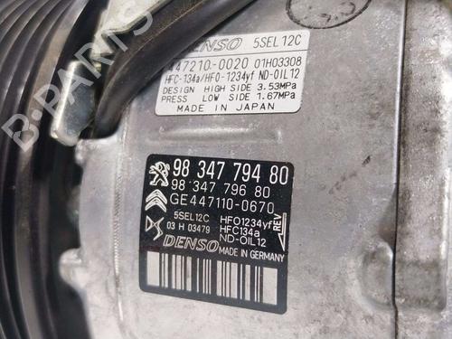AC compressor CITROËN C5 AIRCROSS (A_) 1.5 BlueHDi 130 (ACYHZJ, ACYHZR) | BP40552026M34 - Image 3