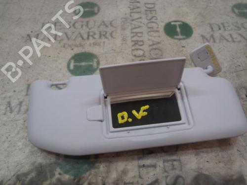 Used Right sun visor Right sun visor PEUGEOT 208 I (CA_, CC_) 1.2 VTI 82 (82 hp) 4007620 4007620