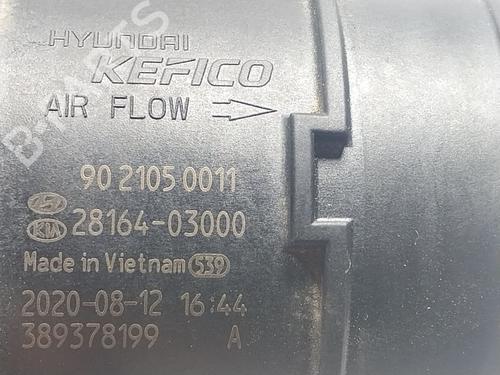 Mass air flow sensor HYUNDAI KONA (OS, OSE, OSI) 1.6 GDi Hybrid | BP17785767M95 