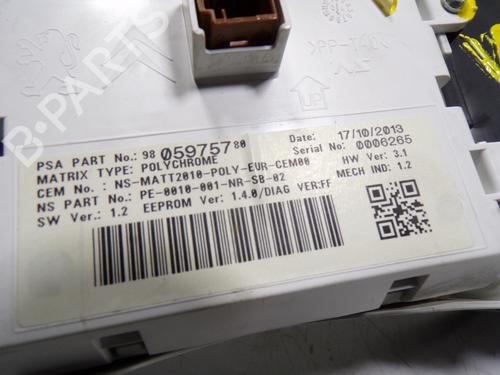 Instrument cluster PEUGEOT 508 SW I (8E_) 2.0 HDi | BP15398063C47 