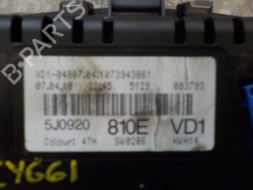 Instrument cluster SKODA FABIA II (542) 1.2 | BP3863291C47
