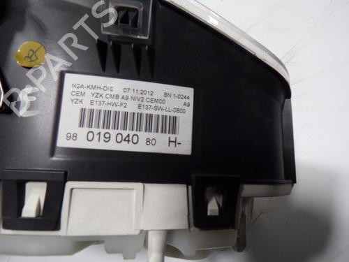 Instrument cluster PEUGEOT 208 I (CA_, CC_) 1.4 HDi | BP11716172C47