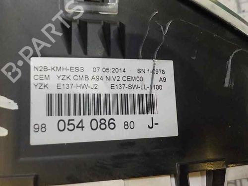 Instrument cluster PEUGEOT 2008 I (CU_)  | BP4983802C47 