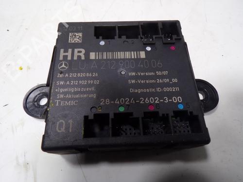 Used Electronic module Electronic module MERCEDES-BENZ E-CLASS (W212) E 200 CDI / BlueTEC (212.005, 212.006) (136 hp) 10994787 10994787