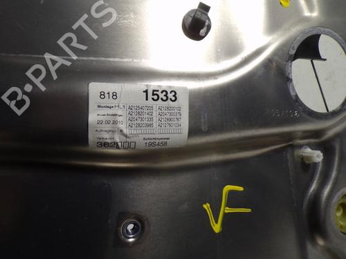 Rear left window mechanism MERCEDES-BENZ E-CLASS (W212) E 350 CDI (212.023) | BP15198743C24 