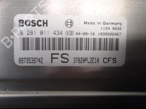 Engine control unit (ECU) HONDA CIVIC VII Hatchback (EU, EP, EV) 1.7 CTDi (EP4, EU9) | BP3809576M57 - Image 2