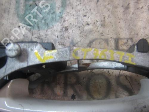 Rear left exterior door handle SKODA OCTAVIA II (1Z3) 1.9 TDI | BP3831776C130