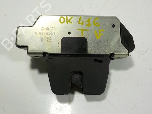 Used Tailgate lock PEUGEOT 2008 I (CU_) 1.5 BlueHDI 100 (102 hp) 12444978