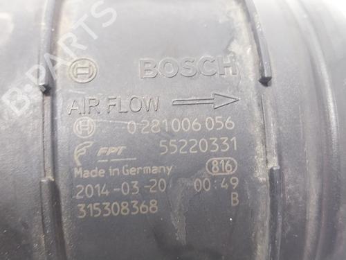 Mass air flow sensor IVECO DAILY VI Van 33S15, 35S15, 35C15 | BP30153344M95