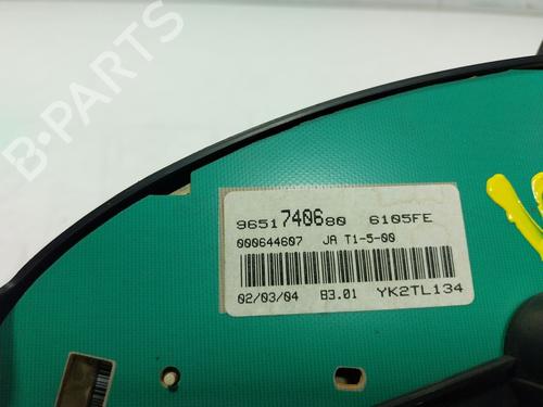 Instrument cluster PEUGEOT 206 Hatchback (2A/C) 2.0 HDI 90 | BP17855971C47