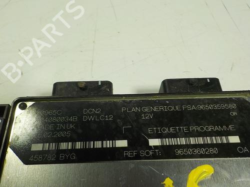 Engine control unit (ECU) CITROËN BERLINGO / BERLINGO FIRST MPV (MF_, GJK_, GFK_) 1.9 D (MFWJZ) | BP17201840M57 
