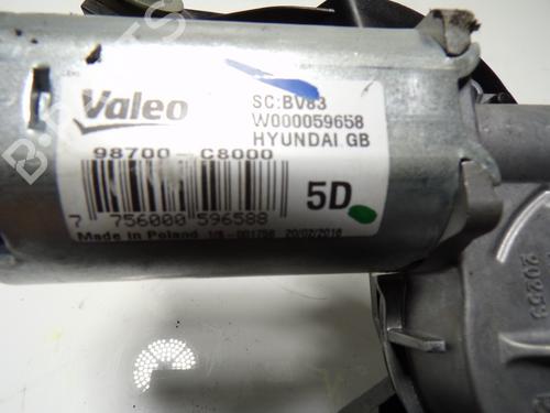Rear wiper motor HYUNDAI i20 II (GB, IB) 1.2 | BP11027198M102 