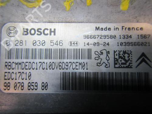 Engine control unit (ECU) PEUGEOT PARTNER Box Body/MPV 1.6 HDi 90 | BP3879078M57 