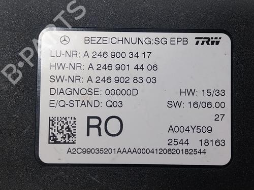 Electronic module MERCEDES-BENZ CLA Shooting Brake (X117) CLA 200 CDI / d (117.908) | BP24539796M83 