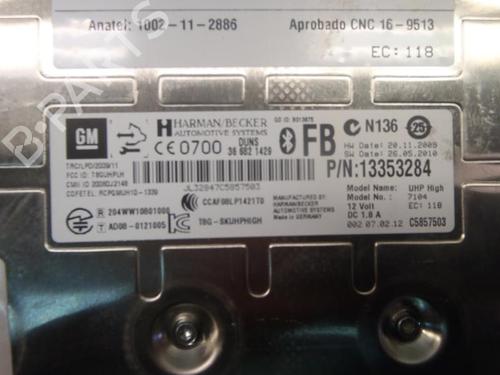 Electronic module OPEL ASTRA J (P10) 1.7 CDTI (68) | BP3810794M83 - Image 3