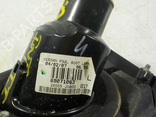 Left tailgate light NISSAN QASHQAI / QASHQAI +2 I (J10, NJ10, JJ10E)  | BP8361933C79 