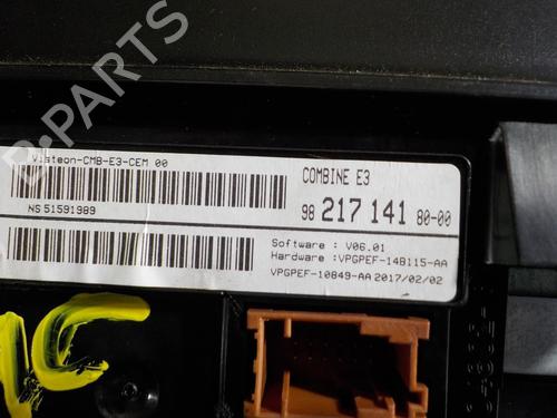 Instrument cluster CITROËN C4 CACTUS  | BP8629950C47 