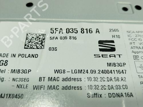 Electronic module CUPRA TERRAMAR (KP1) 1.5 eTSI | BP36396376M83 - Image 5