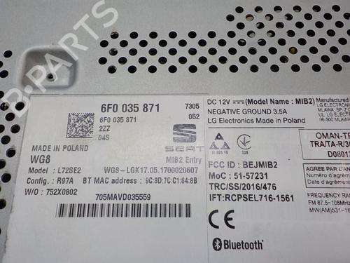 Radio SEAT IBIZA V (KJ1, KJG) 1.0 TSI | BP3989855E6 
