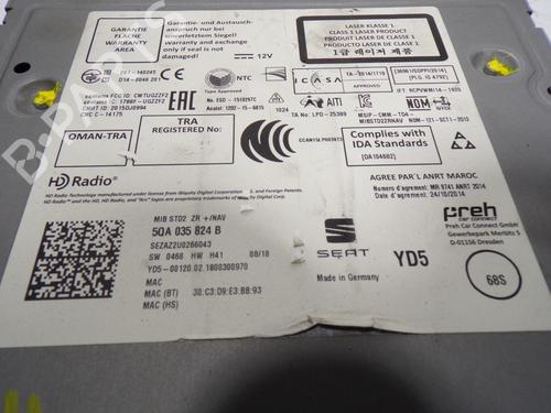 Radio SEAT LEON ST (5F8)  | BP10705814E6 
