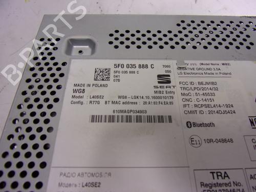 Radio SEAT IBIZA IV (6J5, 6P1)  | BP15981520E6 