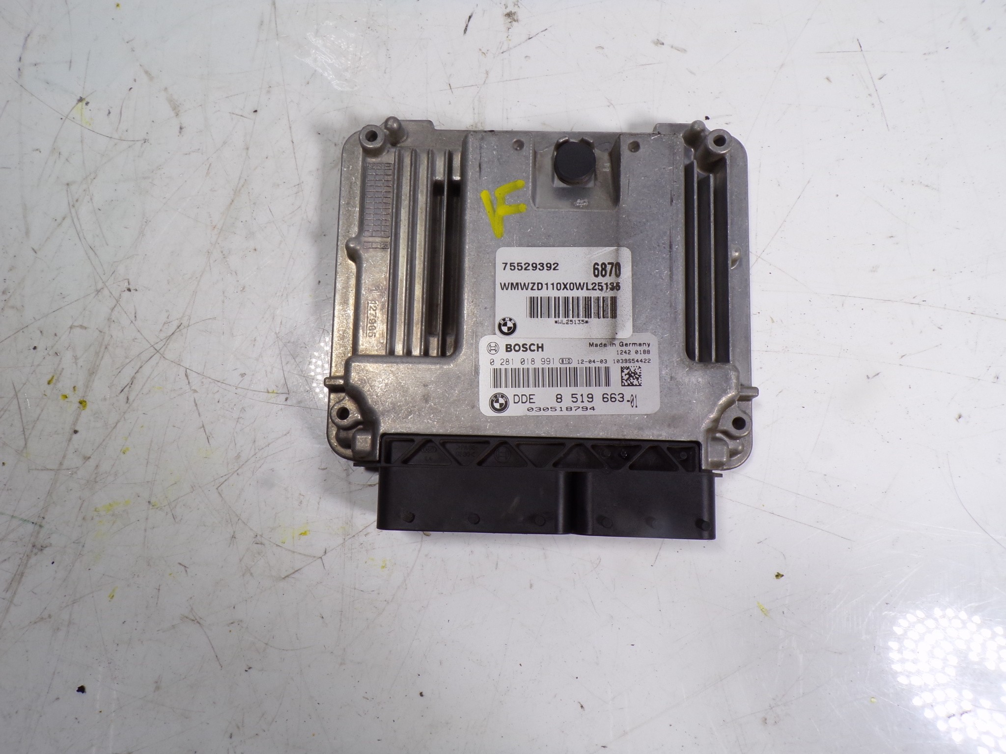 Engine control unit (ECU) MINI MINI COUNTRYMAN (R60) One D 9666303 | B ...