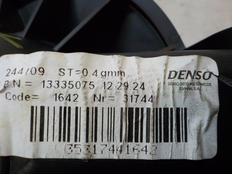 Heater blower motor OPEL CORSA D (S07) 1.3 CDTI (L08, L68) 3869236 B