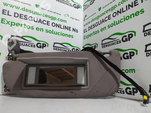Used Left sun visor Left sun visor PEUGEOT 607 (9D, 9U) 2.2 HDi (133 hp) 7669039 7669039